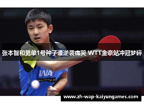 张本智和男单1号种子遭逆袭痛哭 WTT金奈站冲冠梦碎